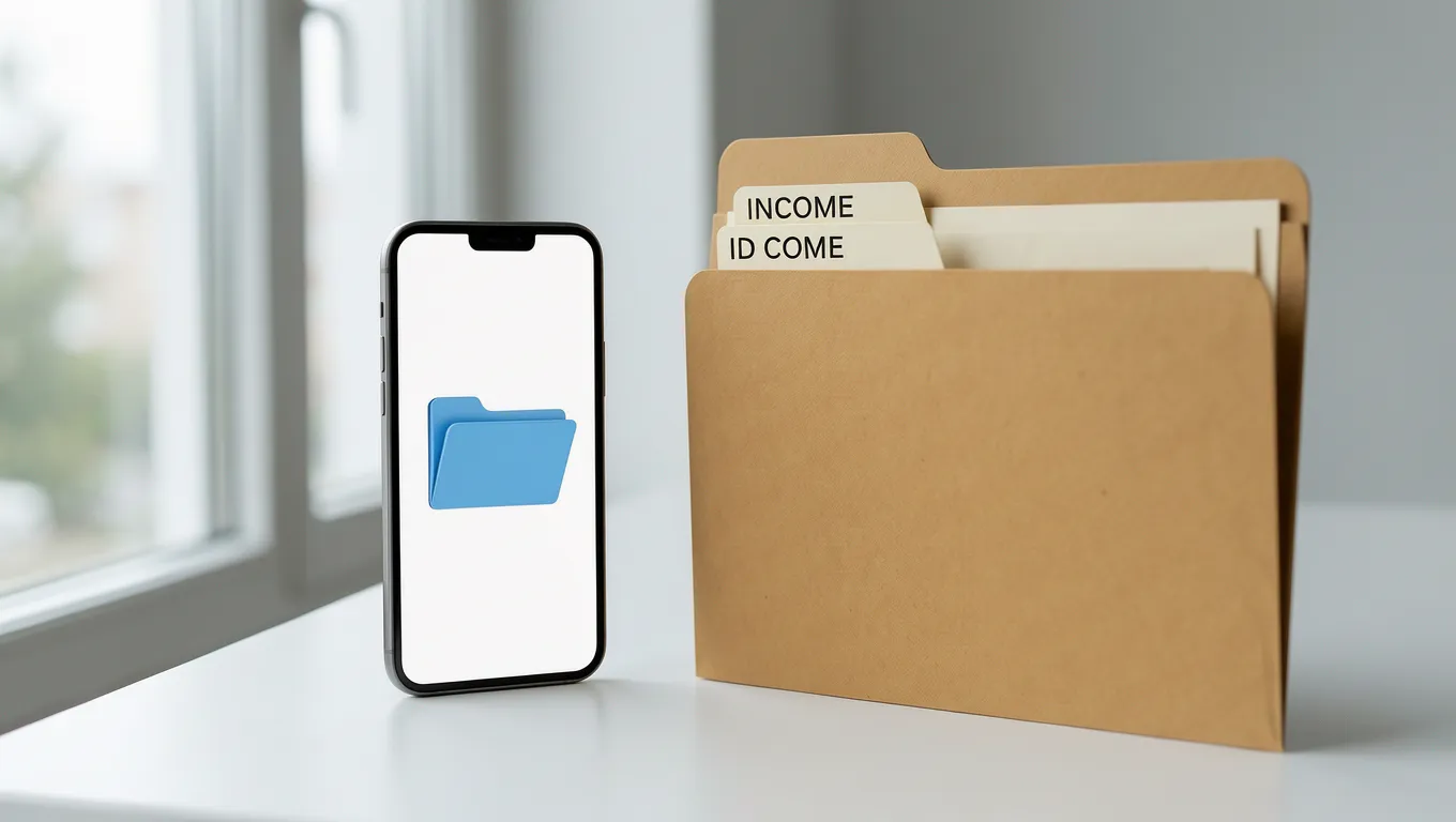 Digital and physical file organization for loan documents