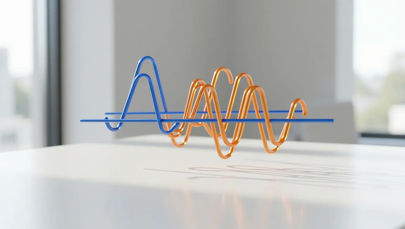 Comparison of straight fixed rate and wavy variable rate lines