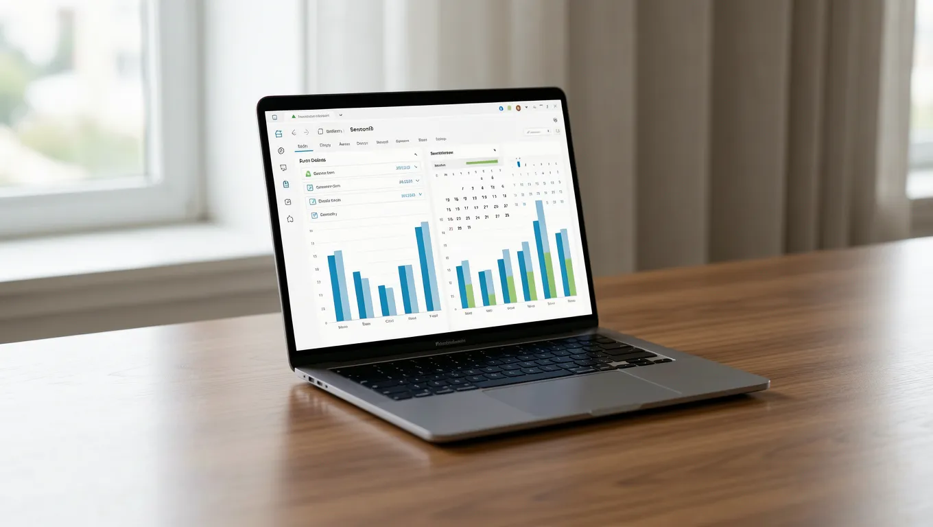 A professional workspace highlighting the ease of managing unsecured installment loans.