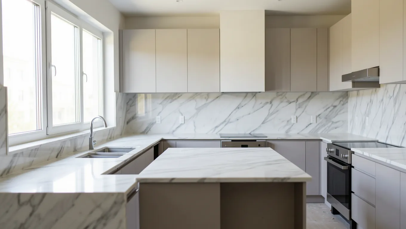 Modern kitchen remodel using a variable rate personal loan for home improvements